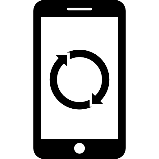 Smartphone with Reload Arrows